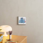 "Paris, J'adore" - Art Print in Parisian Blue by Ali Macdonald - In a Room