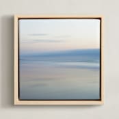 "Soul Soothing" - Art Print in Cloudy Grey by Cristina Marie - Framed Canvas