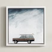 "How about Jupiter?" - Art Print in Jupiter Storm by Maja Cunningham - Framed Canvas