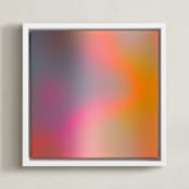 "Astral" - Art Print in Muted Purple by Parima Studio - Framed Canvas