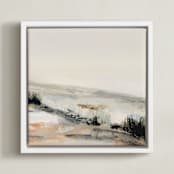 "Miles" - Art Print in Sage by Mande Calhoun - Framed Canvas