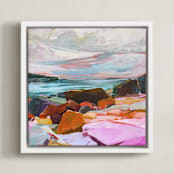 "Up and Away II" - Art Print in Multi by Jess Franks - Framed Canvas