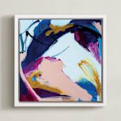 "Depth of Freedom: 2" - Art Print in Multi-Color by LaDara McKinnon - Framed Canvas