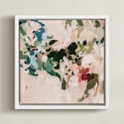 "harvest" - Art Print in Green by Parima Studio - Framed Canvas