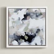 "Old-New" - Art Print in Soft Pastels by Ashleigh Ninos - Framed Canvas