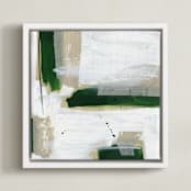 "Vistas" - Art Print in Forest by Cindy Reynolds - Framed Canvas