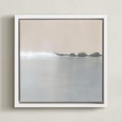 "Spring Melt" - Art Print in Morning Sun by Sadie Holden - Framed Canvas