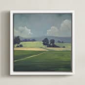 "The Way Forward" - Art Print in Midday Light by Stephanie Goos Johnson - Framed Canvas