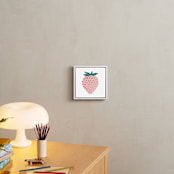 "Big Berry" - Art Print in Spring strawberry by Charla Pettingill - In a Room