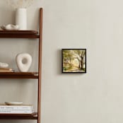 "Dreamy Olive Trees" - Art Print in Olive Green by Bethany Hackmann - In a Room