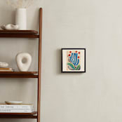 "Magical Plants N.1" - Art Print in Sea Blue by Catilustre - In a Room