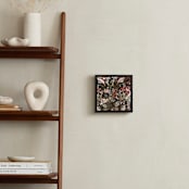 "Fleuanthia Sanctuary" - Art Print in Twilight Verdure by Black Botanic - In a Room