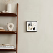 "Abstracted" - Art Print in Yellow Ochre by Tanya Lee Design - In a Room