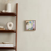 "Thinking Pink" - Art Print in Bright Pink by Cristina Marie - In a Room