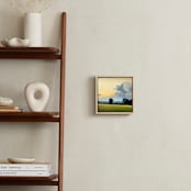 "Henry's Fields" - Art Print in Copper Sunrise by Stephanie Goos Johnson - In a Room