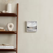 "Misty Beaches ll" - Art Print in Misty grey by AlisonJerry - In a Room