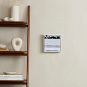 "Bandwidth 2" - Art Print in Steel Grey by Jaqui Falkenheim - In a Room