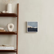 "Pearl Sky II" - Art Print in Deep Blue by Julia Contacessi - In a Room