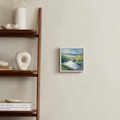 "River Flow" - Art Print in La mer by Alysia Quisenberry - In a Room