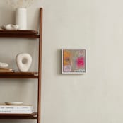 "Sherbet Garden" - Art Print in Sherbet Orange by Nicole Simms - In a Room