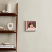 "The secret" - Art Print in Rustic Pink by Efrat Ofek - In a Room