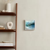 "Cascade" - Art Print in Aegean by Nicole Walsh - In a Room