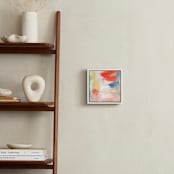 "Sunbathing" - Art Print in Fresh Orange by Julia Contacessi - In a Room