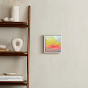 "Summer Clouds" - Art Print in Hot Pink by Lindsay Megahed - In a Room
