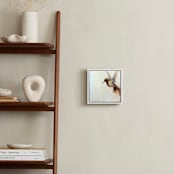 "The Humbly Hummingbird " - Art Print in orange by Amanda Faubus - In a Room
