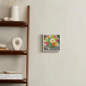 "Matisse Florals" - Art Print in Bright pink by FARIDA ZAMAN - In a Room