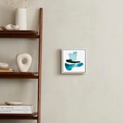 "Shift" - Art Print in Blue by Christine Llewellyn - In a Room