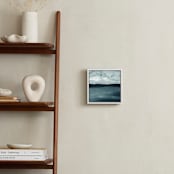 "A Hushed Evening" - Art Print in Indigo Blue by Renee Anne Bouffard-McManus - In a Room