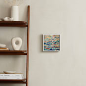 "Rift" - Art Print in Apricot by Kelly Johnston - In a Room