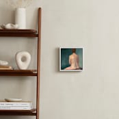 "Bath" - Art Print in Teal by sue prue - In a Room