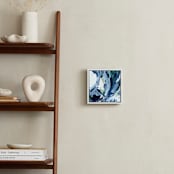 "Verdant Wave " - Art Print in Sea Blue by Katie Craig - In a Room