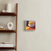 "Squeeze" - Art Print in Lemon Yellow by sue prue - In a Room