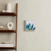 "Blue Agave" - Art Print in Teal by Amanda Phelps - In a Room