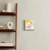 "Sunny and dots I" - Art Print in White by Jaqui Falkenheim - In a Room