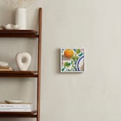 "Garden Party II" - Art Print in Orange by Jenny Westenhofer - In a Room