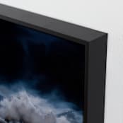 "Stormy Sea" - Art Print in Mist by Emily Morris - Frame Close-up