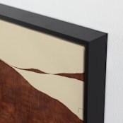 "Eroded Horizon" - Art Print in Oxide Echo by Tania Medeiros - Frame Close-up