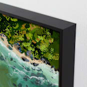 "Coastal Canopy" - Art Print in Aqua by BROOK PAGE - Frame Close-up