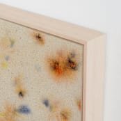 "Abstract Sunrise 4" - Art Print in Sunrise Yellow by Christina Flowers - Frame Close-up