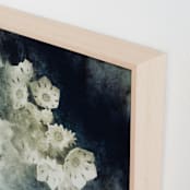 "Memories of Laurel" - Art Print in Midnight Blue by Anika - Frame Close-up