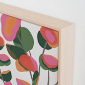 "Abstract Eucalyptus" - Art Print in Green Leaf by Carey Copeland - Frame Close-up