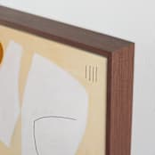 "TURMERIC & TUSK" - Art Print in eggshell by Keren Toledano - Frame Close-up