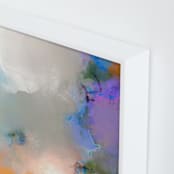 "Places to be" - Art Print in Pink Purple by Shraddha Dharia - Frame Close-up