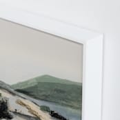 "Miles II" - Art Print in Sage by Mande Calhoun - Frame Close-up