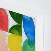 "A Language of Form 1" - Art Print in Modern Primary by Christina Flowers - Frame Close-up