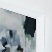 "Woven Thoughts" - Art Print in Fog by Nicoletta Savod - Frame Close-up